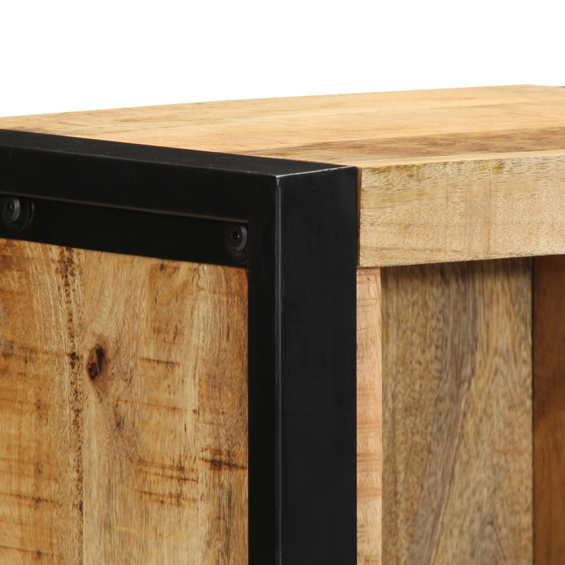 Nachttisch 40x30x80 cm Massivholz Mango