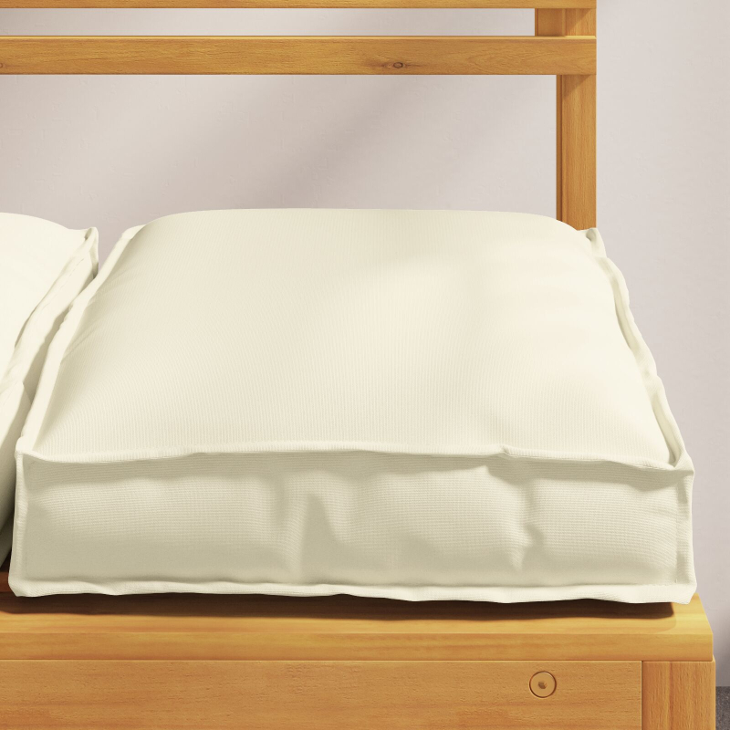 Pallet Kissen für Sitz 6 Teile Creme 40x40x8 cm Oxford Stoff