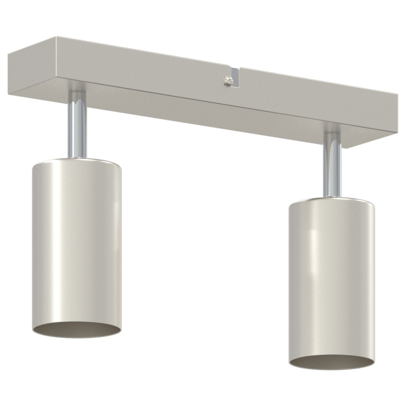 Deckenstrahler 2-Wege verstellbar gebürstetes Nickel GU10
