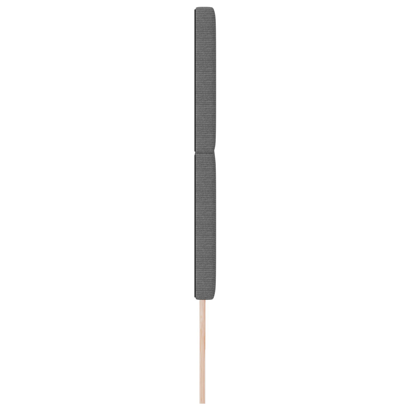 Kopfteil Einfaches Design Hellgrau 200 cm Cord-Stoff