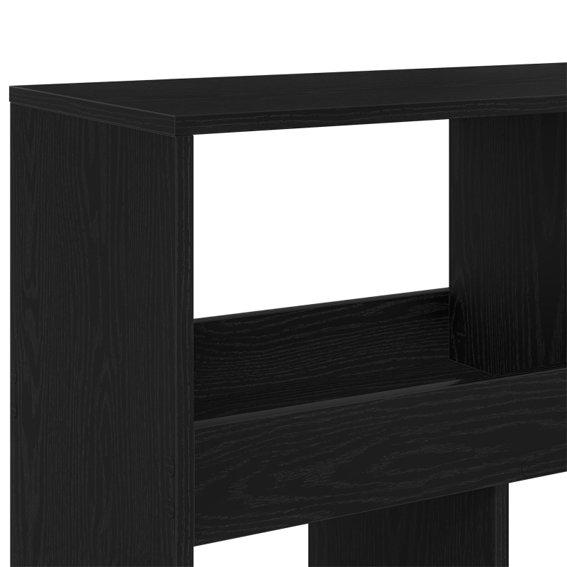 Pflanzenständer Schwarzes Eichenholz Werkstoff 100x33x187,5 cm