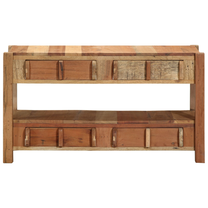 TV-Schrank 83x33x46 cm Massivholz Altholz