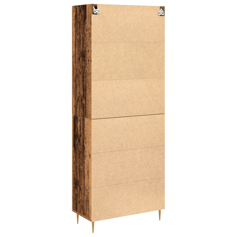 Hochboard Altholz 69.5x34x180 cm Kunstholz