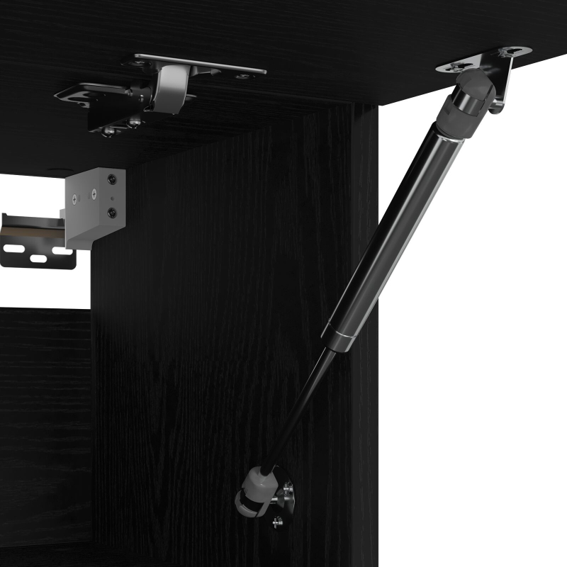 Kleiderschrank Schwarz Eiche 70x32,5x35 cm