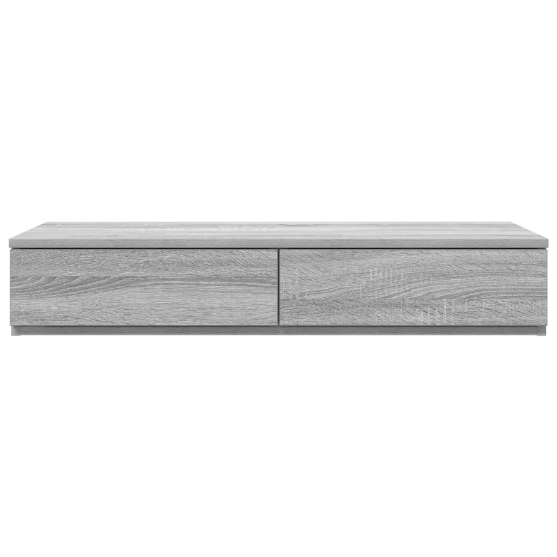 Bett mit Schubladen Grau Sonoma 90x36,5x16,5 cm Holzwerkstoff