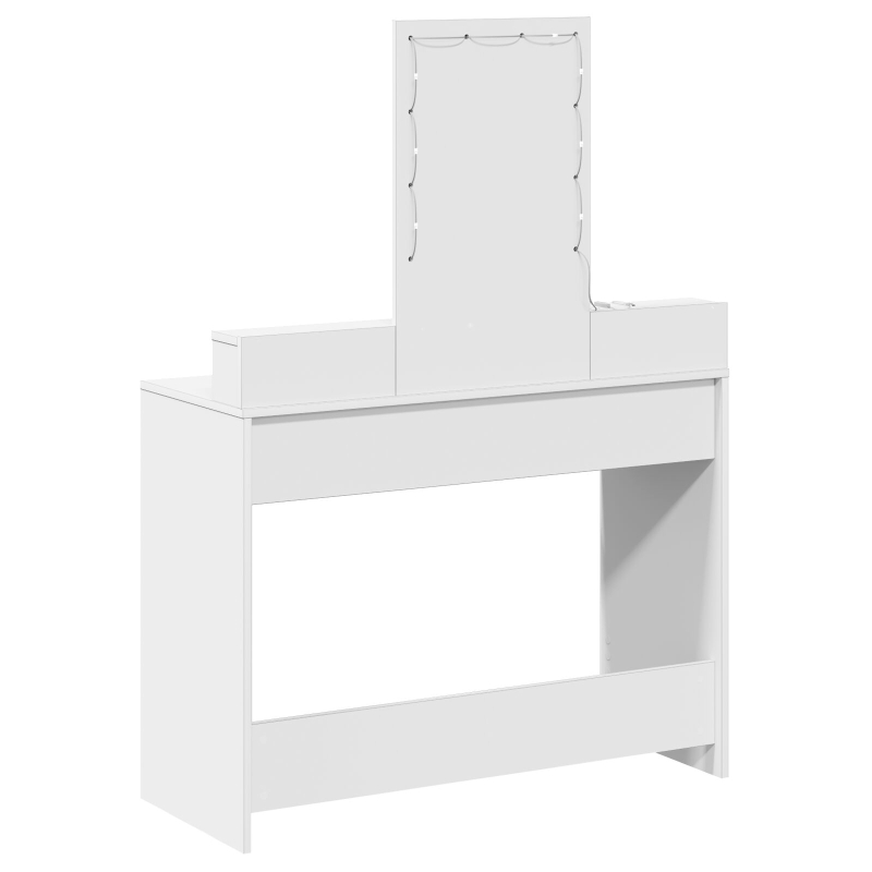 Frisierkommode Weiß MDF 100 x 41 x 140 cm Frisierkommode