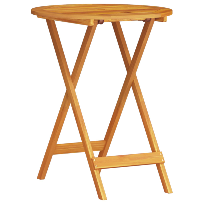 3-teiliges Bistro-Set aus faltbarem Akazienholz