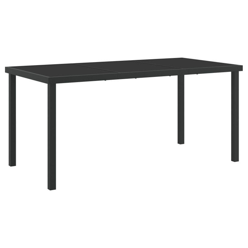 5-teiliges Garten-Essenset Braun Poly Rattan