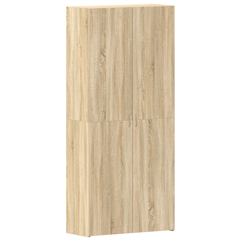 Schuhschrank Sonoma Eiche 80x35,5x180 cm Holzwerkstoff