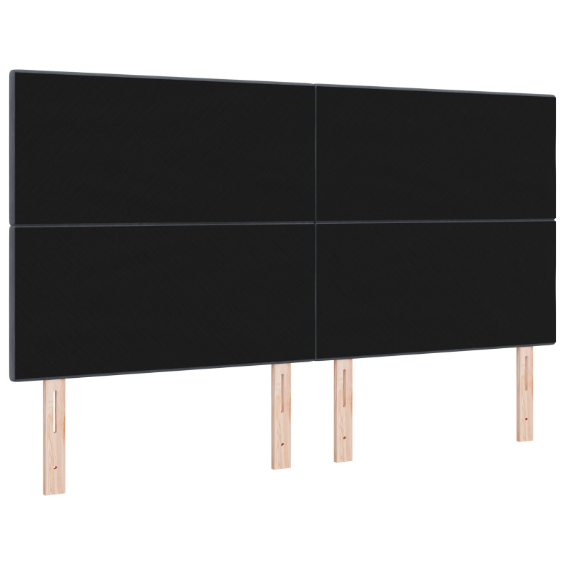 Kopfteil Mit Knopfheftung Dunkelgrau 180 cm Samt