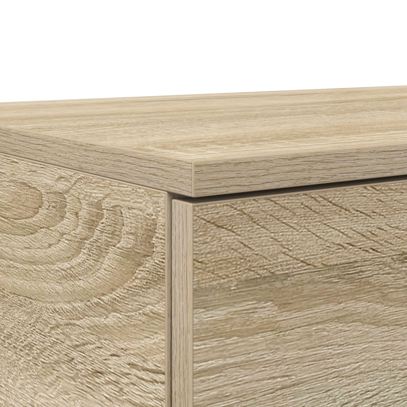 Bett Schubladen Sonoma Eiche 120x36.5x16.5 cm Holzwerkstoff