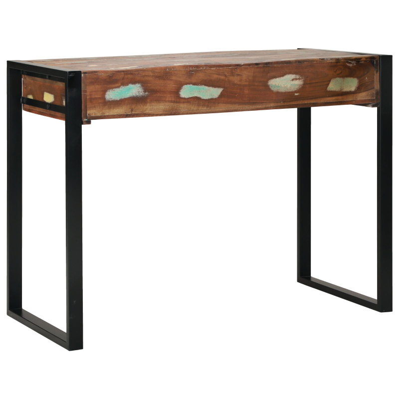 Frisierkommode mit Spiegel Bunt 100x50x75 cm Massivholz Altholz