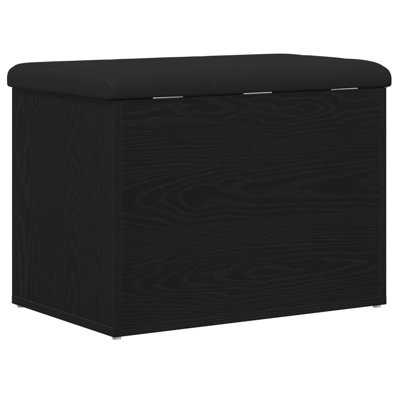 Aufbewahrungsbank Schwarz Eiche 60x40x45 cm Holzwerkstoff
