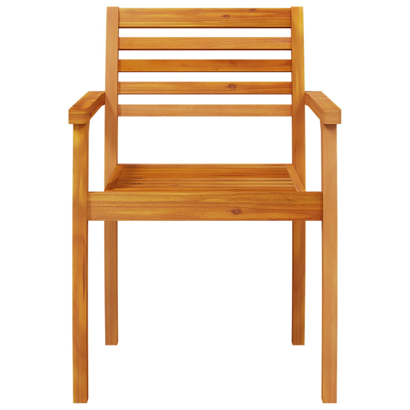 7-teiliges Garten-Dining-Set aus massivem Akazienholz