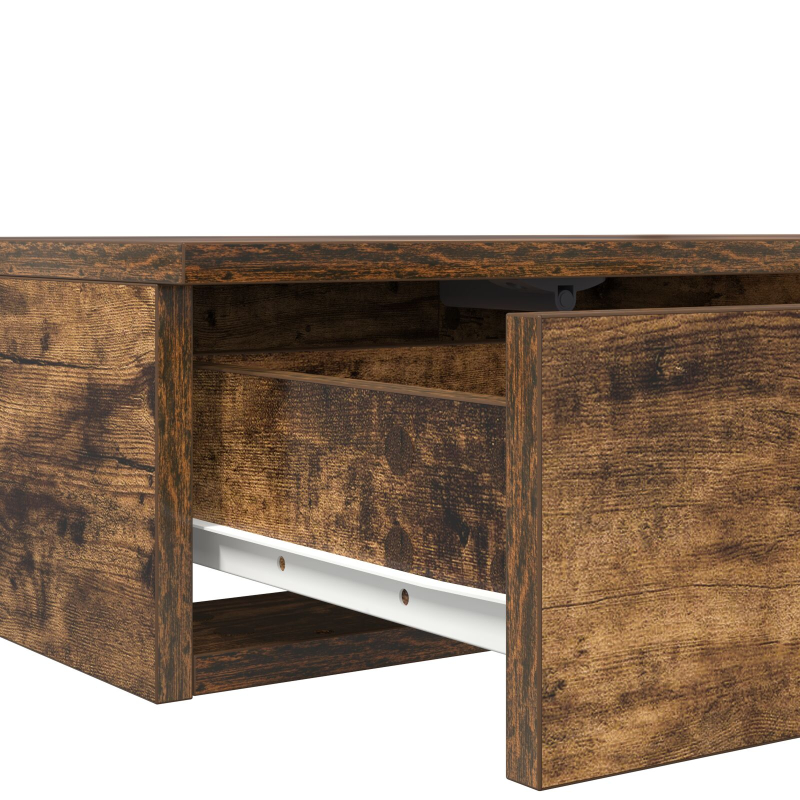Bett-Schubladen Rauch-Eiche 100x36,5x16,5 cm aus Holzwerkstoff