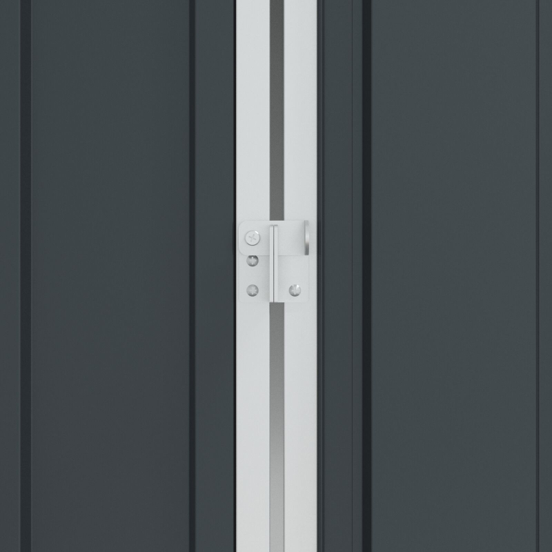 Vogelvoliere Anthrazit 310x215x247 cm aus Stahl