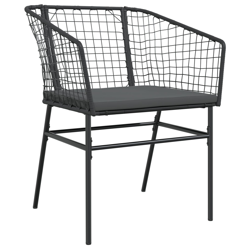 Set von 2 Schwarz und Dunkelgrau