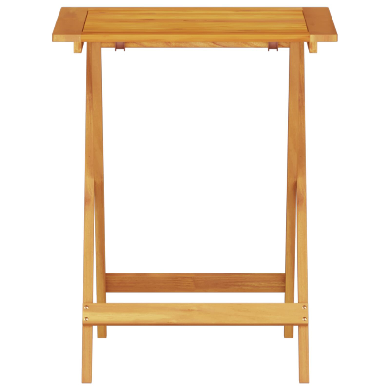 3-teiliges Klapp-Bistro-Set aus massivem Akazienholz