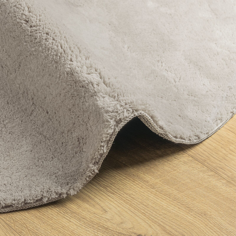 Teppich HUARTE Kurzflor weich und waschbar Sand 100x200 cm