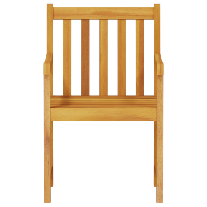 5-teiliges Garten-Esszimmer-Set aus massivem Akazienholz