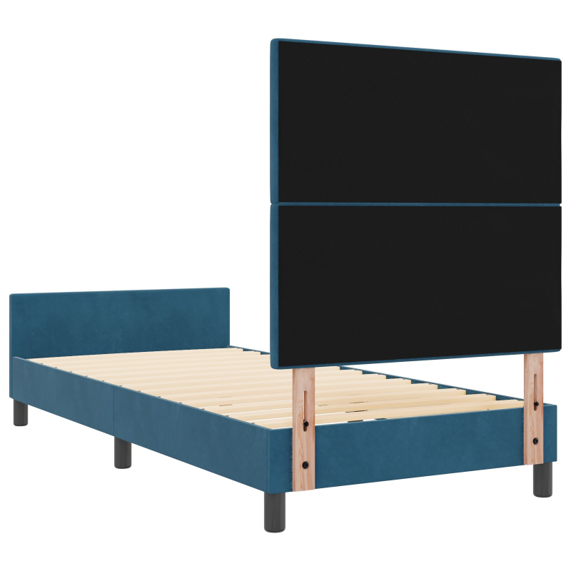 Bettgestell Dunkelblau 100x200 cm Samt