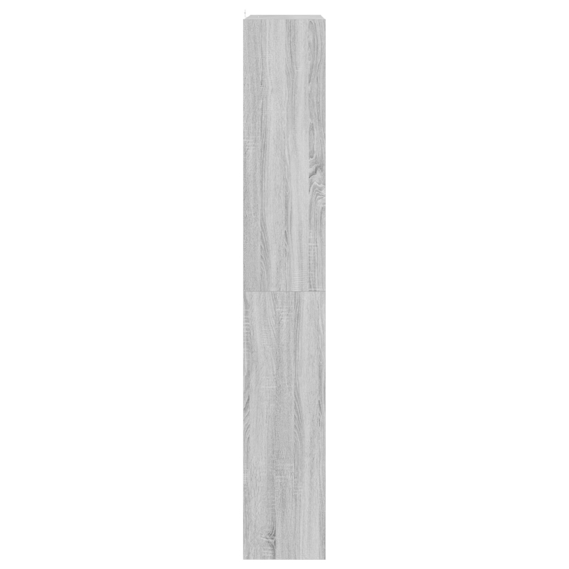 Bücherregal/Raumteiler Schwarz Eiche 100x30x198 cm Holzwerkstoff