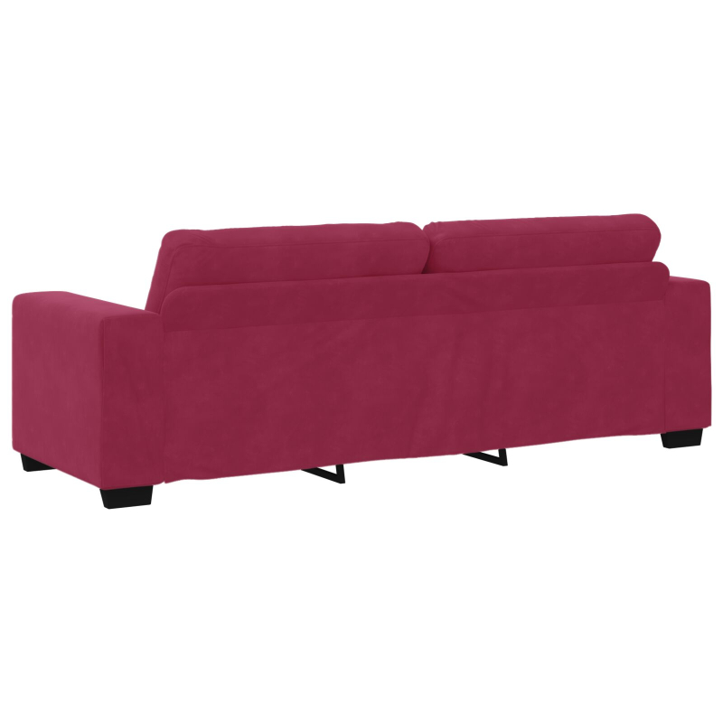 2-teiliges Sofa Set mit Kissen in Magenta