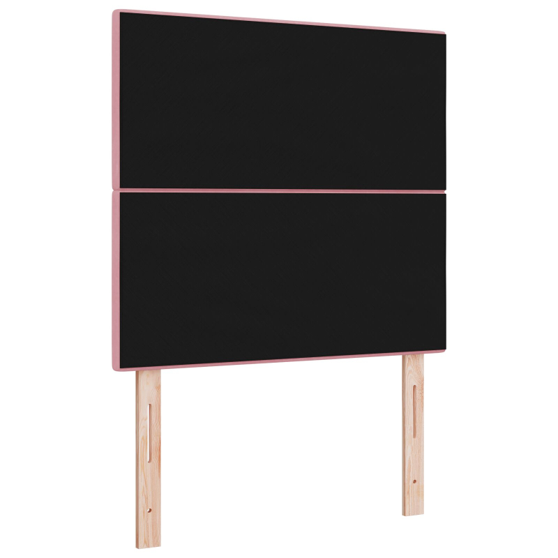 Kopfteil Mit Knopfheftung Rosa 100 cm Samt