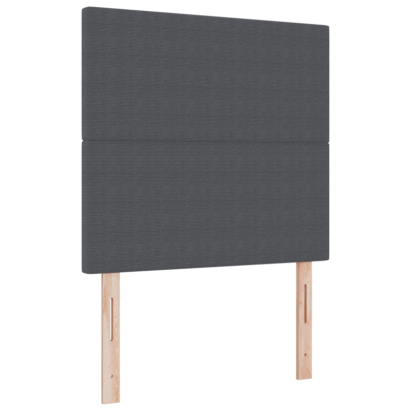 Kopfteil Schlichtes Design Dunkelgrau 100 cm Cord-Stoff