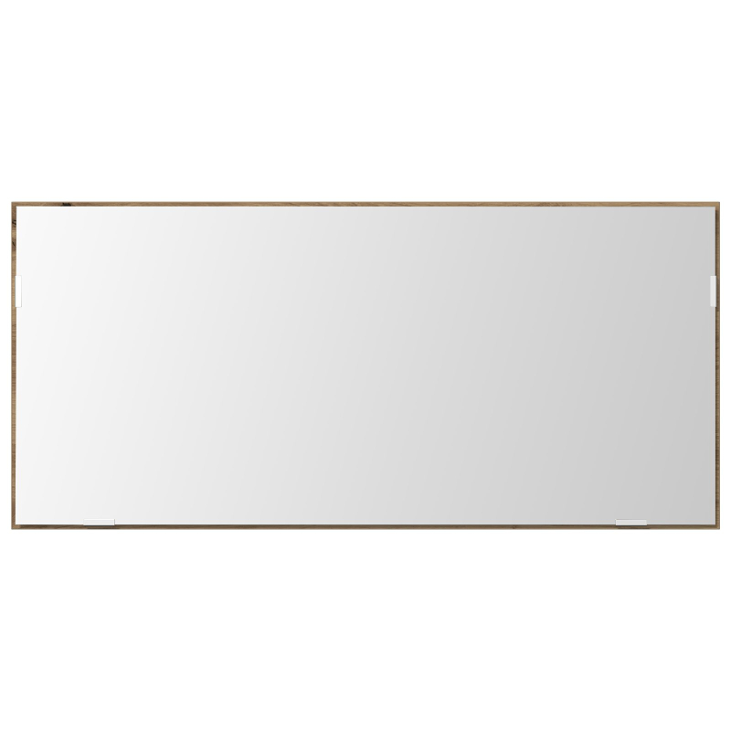 Badezimmer Spiegelschrank mit LED Licht Handwerks Eiche 80x37 cm