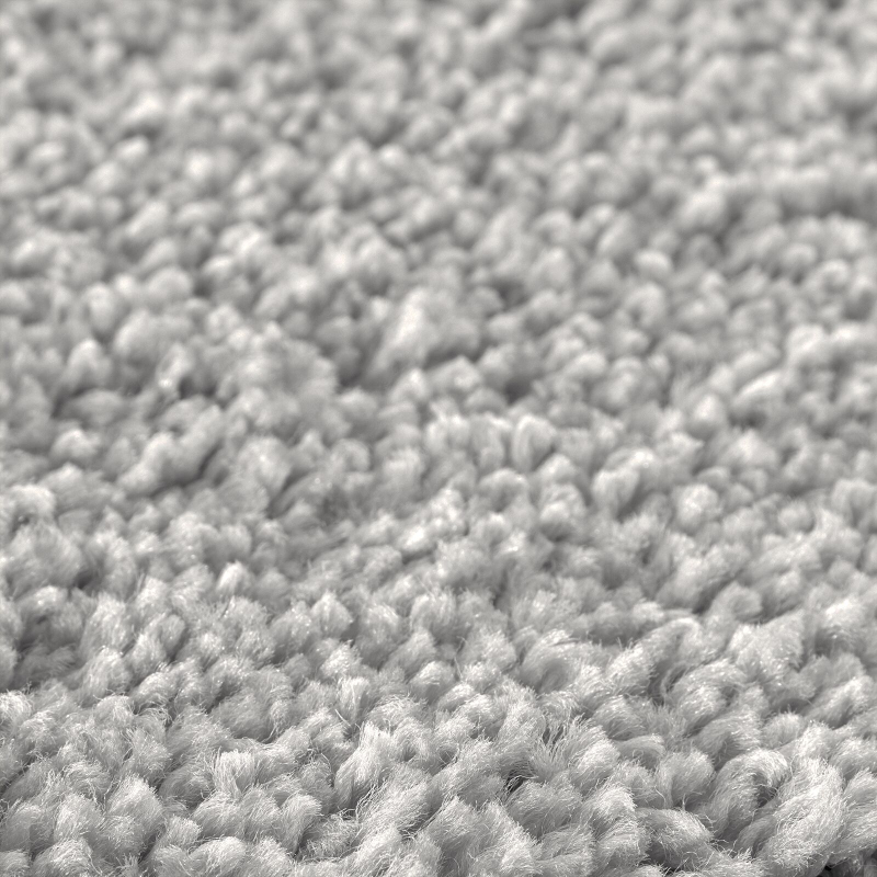 Kuscheliger Teppich mit Latexboden Grau ø160 cm