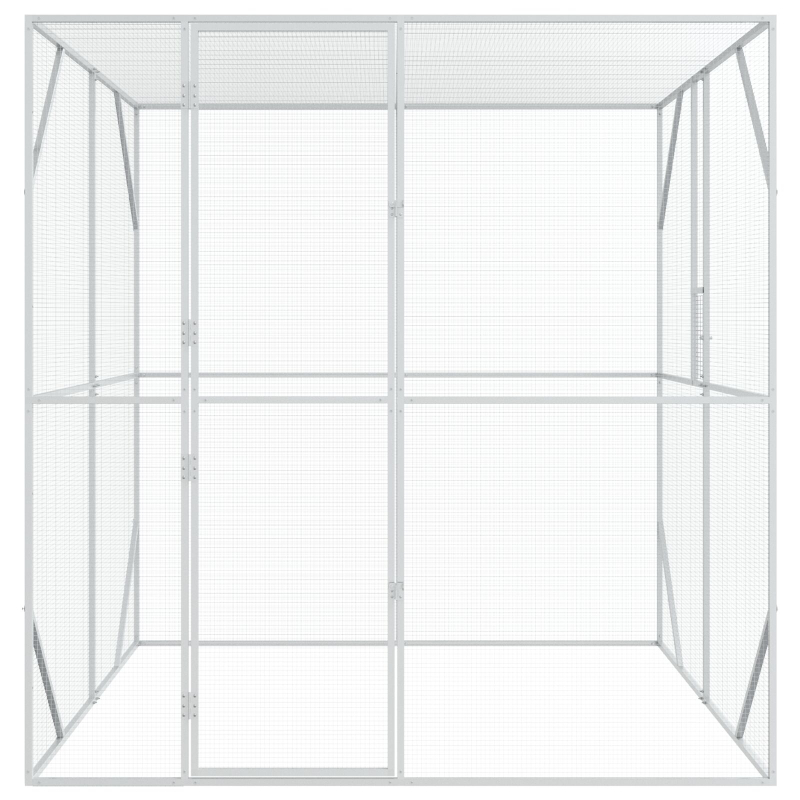 Vogelhaus Anthrazit 209x202x214 cm Stahl