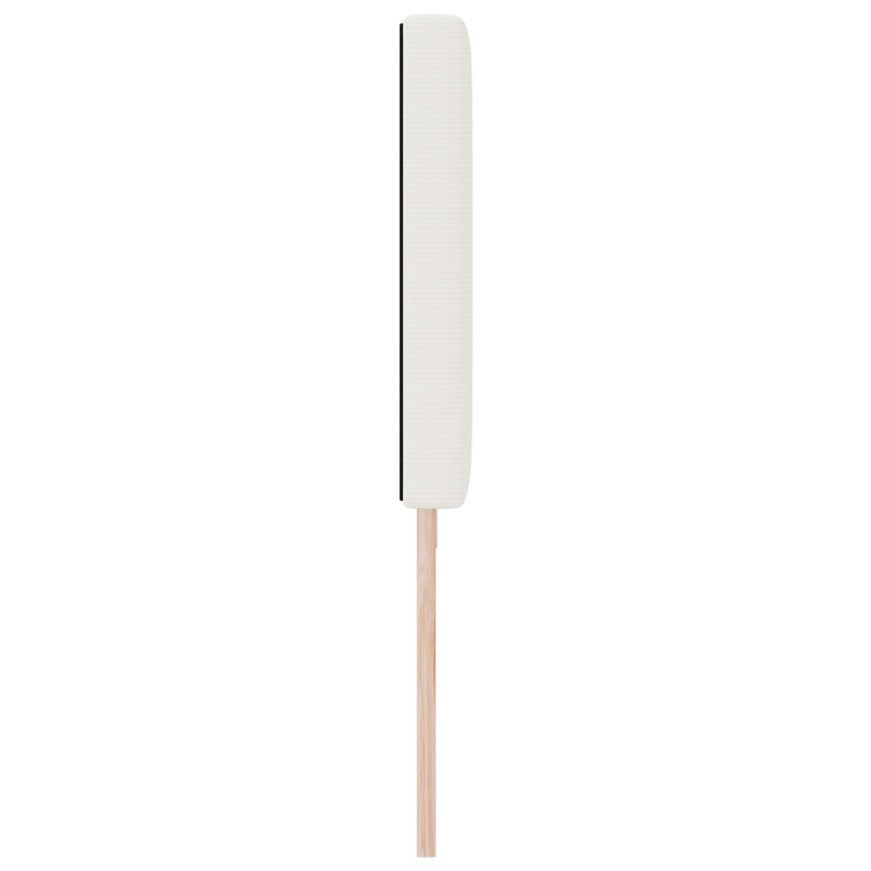 Kopfteil Schlichtes Design Creme 200 cm Cord-Stoff