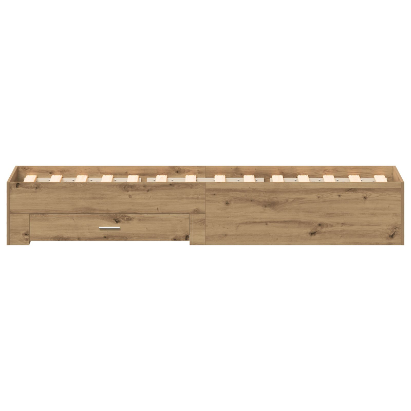 Bettgestell Artisan Eiche 90x190 cm aus Holzwerkstoff