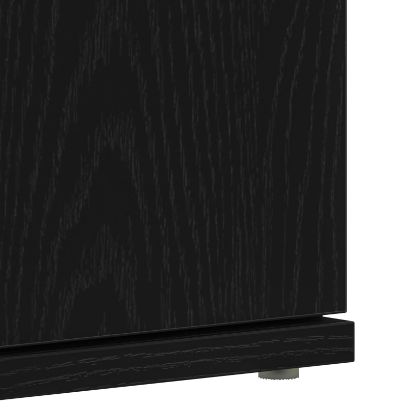 Schuhschrank Schwarze Eiche 80x39x180 cm Holzwerkstoff