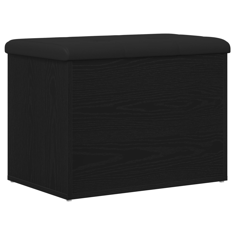 Aufbewahrungsbank Schwarz Eiche 60x40x45 cm Holzwerkstoff