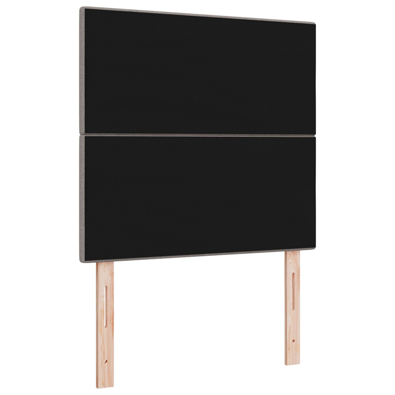 Kopfteil Mit Knopfheftung Taupe 90 cm Stoff