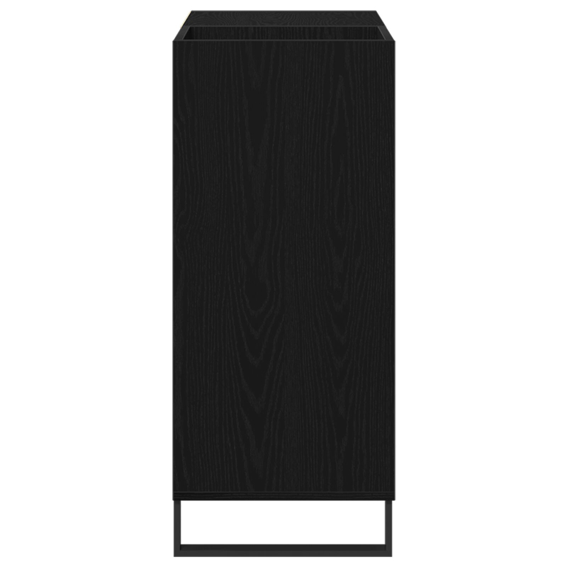 Aufbewahrungsschrank Schwarz Eiche 84,5x38x90 cm Holzwerkstoff