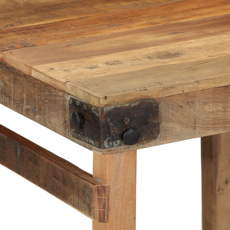 Esstisch 55x60x76 cm Massivholz wiederverwendet