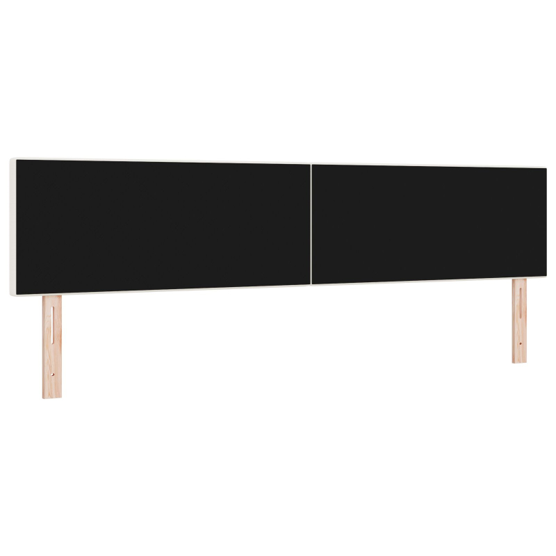 Kopfteil Schlichtes Design Creme 200 cm Cord-Stoff