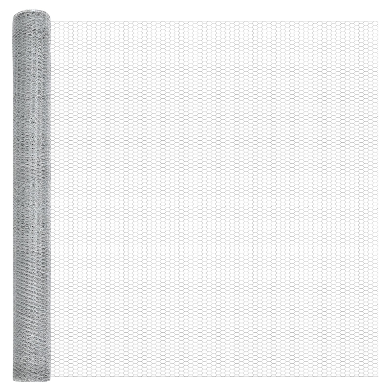 Gartenzaun Set 2er Set Verzinkter Stahl 25 x 1,5 m Zaun Robust