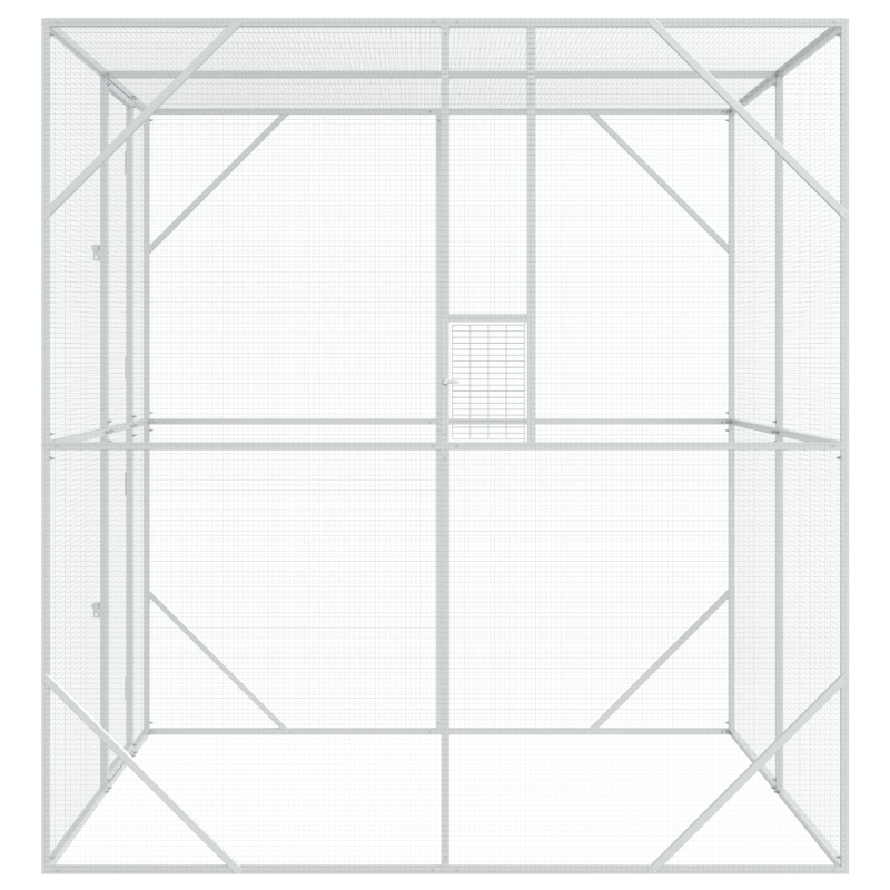 Vogelhaus Anthrazit 209x202x214 cm Stahl