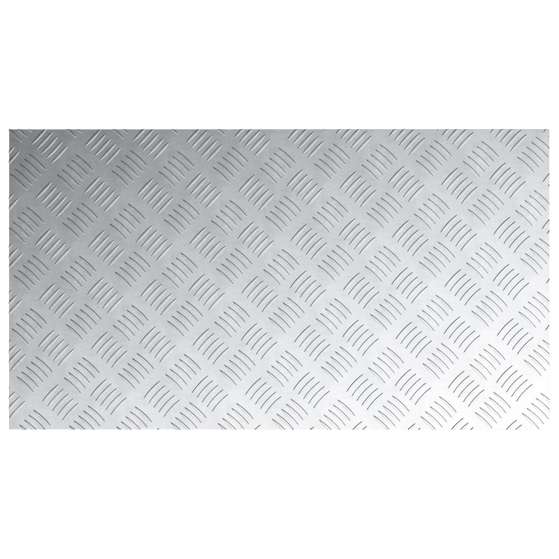 Aluminium Riffelbleche 2 Stück Rutschfest 90x50 cm