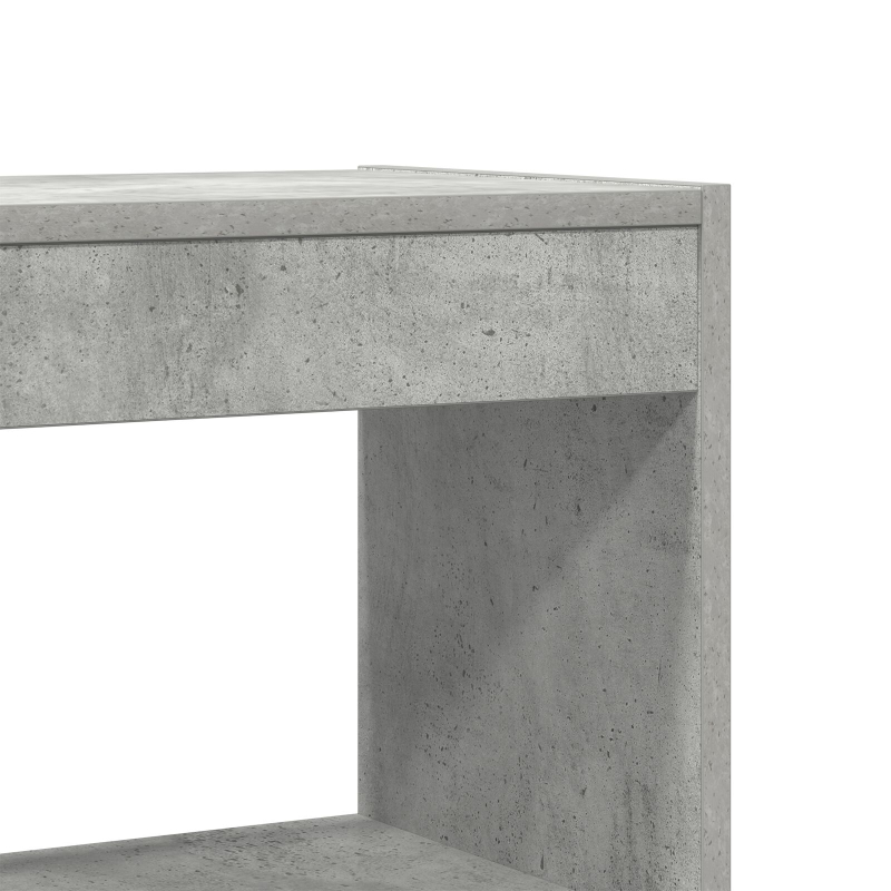 Beton Grau Bücherregal Beton grau Holzwerkstoff 80 x 30 x 198 cm