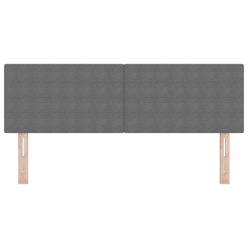 Kopfteil Schlichtes Design Hellgrau 140 cm Cord-Stoff