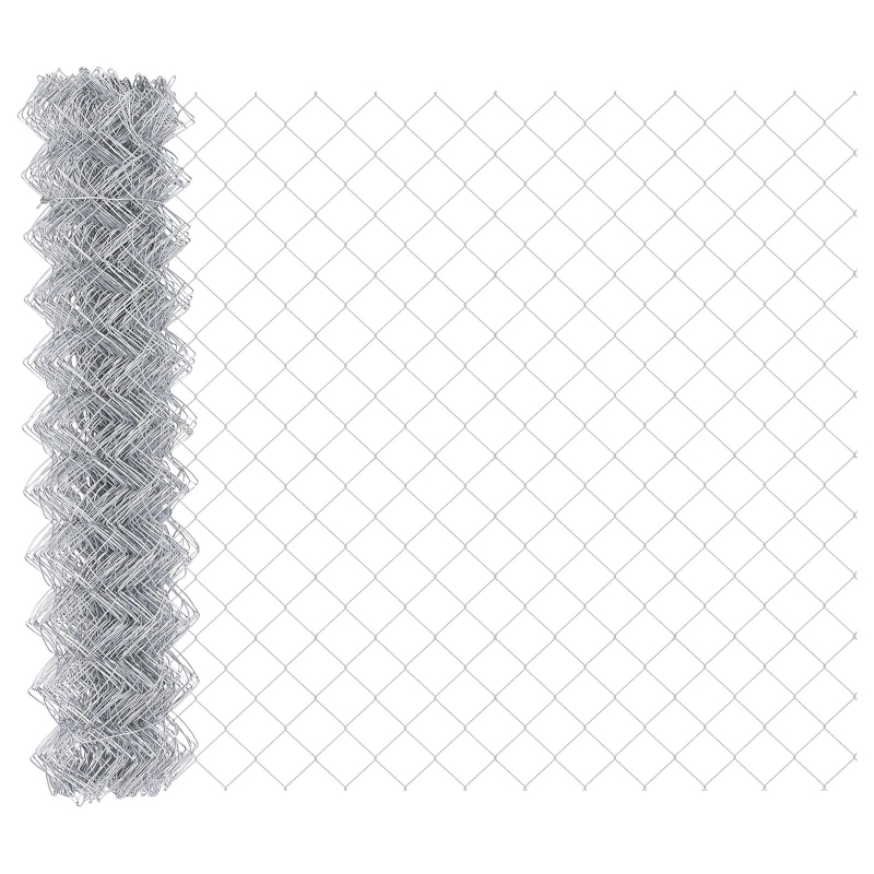Gartenzaun Set 2er Set Verzinkter Stahl 25 x 1 m Langlebig