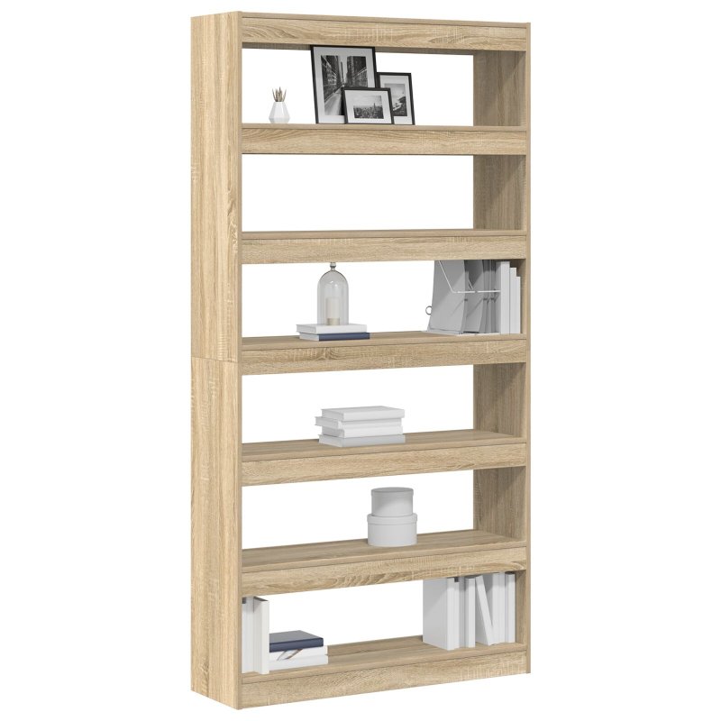 Bücherregal Sonoma Eiche Holzwerkstoff 100 x 30 x 198 cm Regale