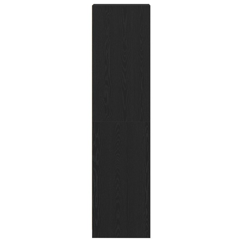 Kleiderschrank Schwarz Eiche 30x50x200 cm Ingenieurholz