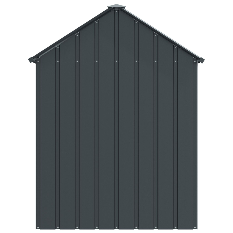 Vogelvoliere mit Erweiterung Anthrazit 112x442x141 cm Stahl