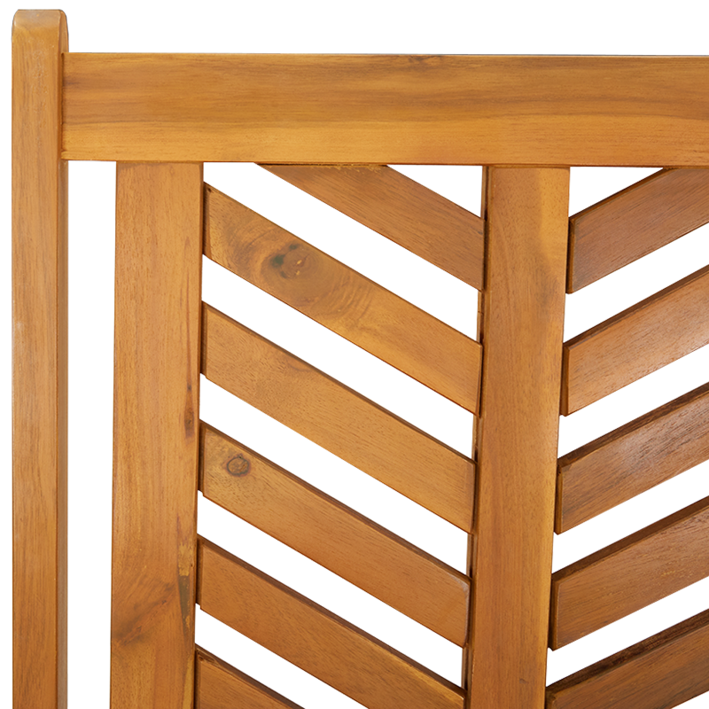 5-teiliges Garten Esszimmer Set Massivholz Akazie